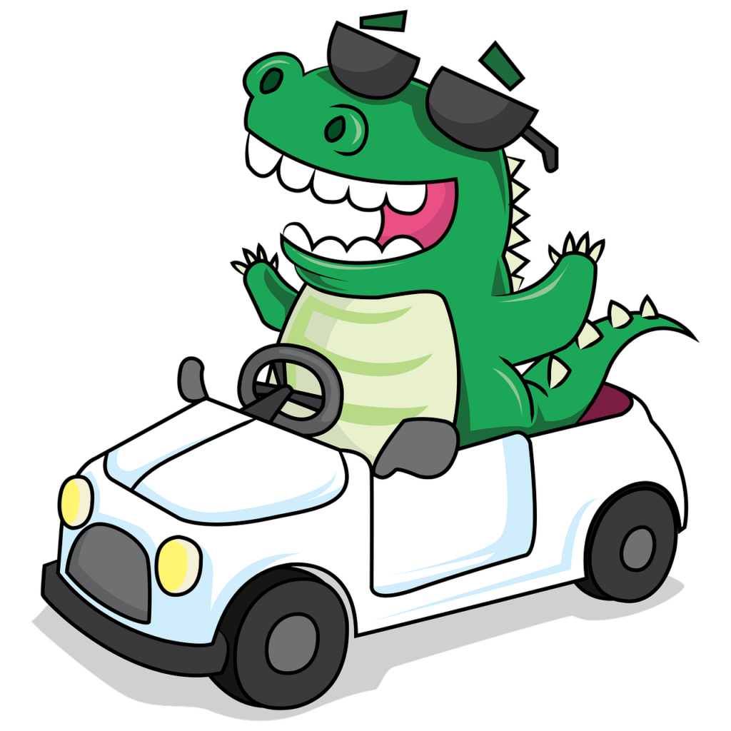 dino, car, cartoon-4575130.jpg