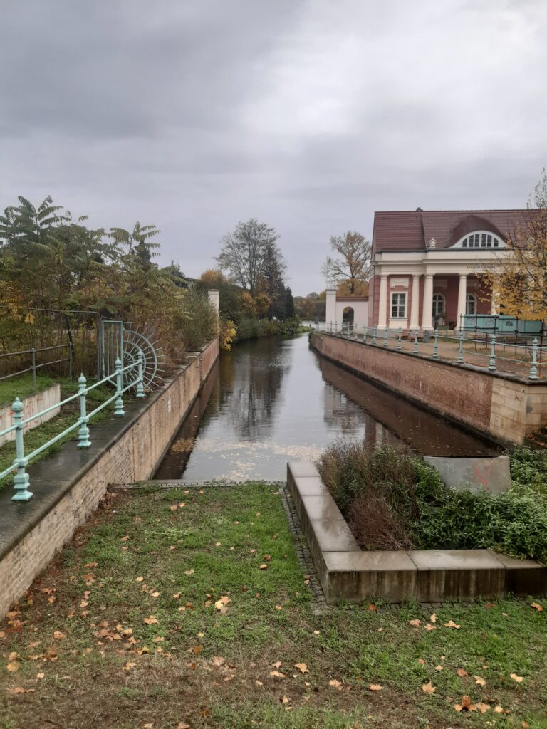 Das wasserführende Ende des Stadtkanals am ehemaligen Kellertor