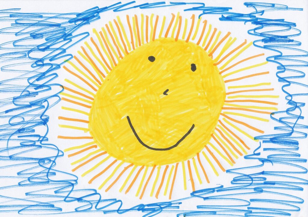 sun, children drawing, picture-451441.jpg